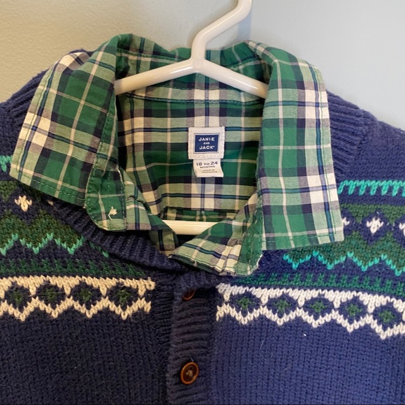 JANIE AND JACK sweater & onesie Oxford - Picture 2 of 7